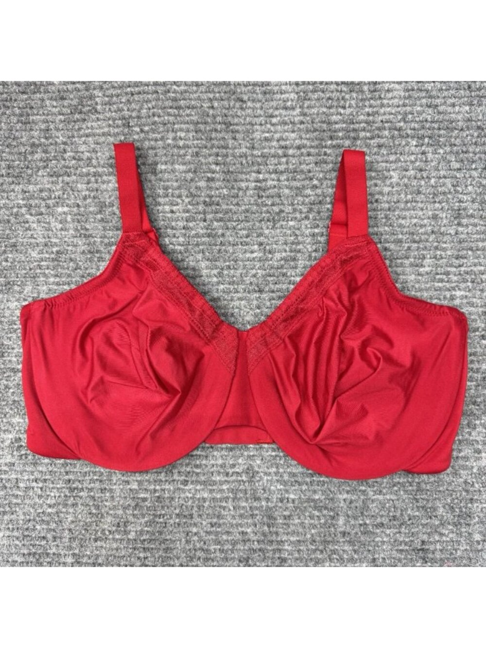Wacoal 36DDD Bra Perfect Primer Full Coverage Underwire Red Unlined 855213